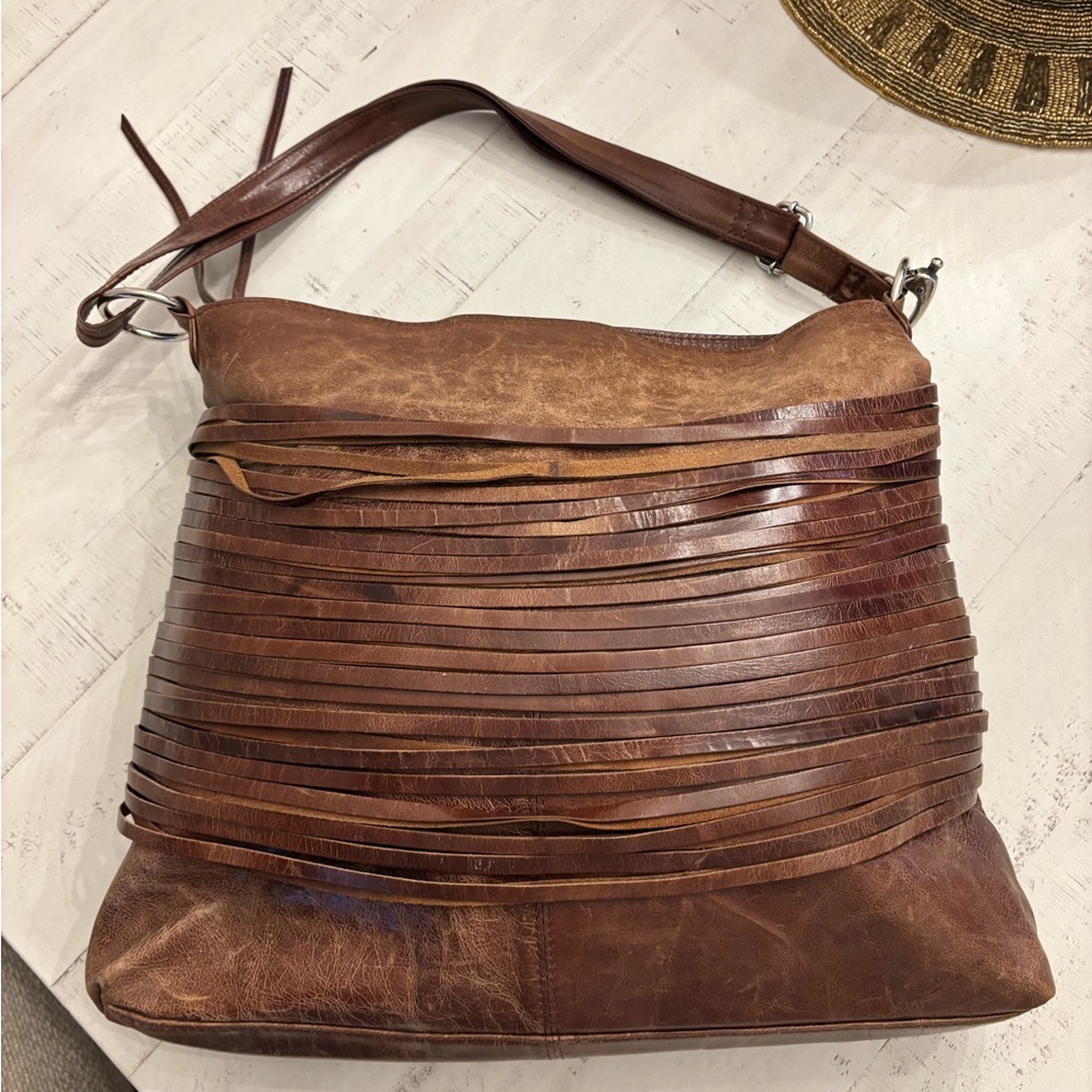 LATICO Genuine Leather Bag in GUC 
W15”x H13”